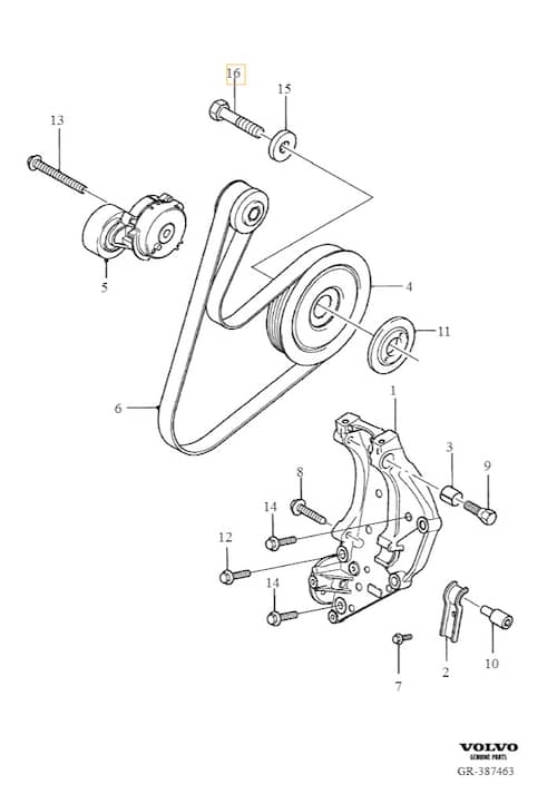 Volvo Original Skruv