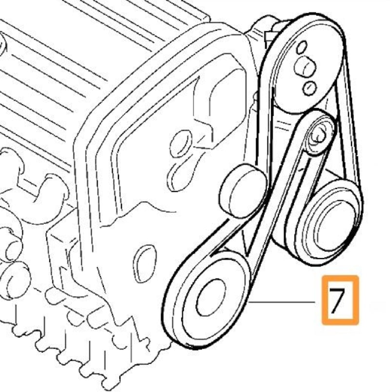Volvo Original Hjälpaggregatsrem