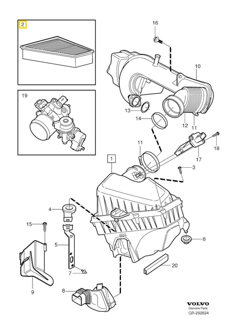 Volvo Original Luftfilter