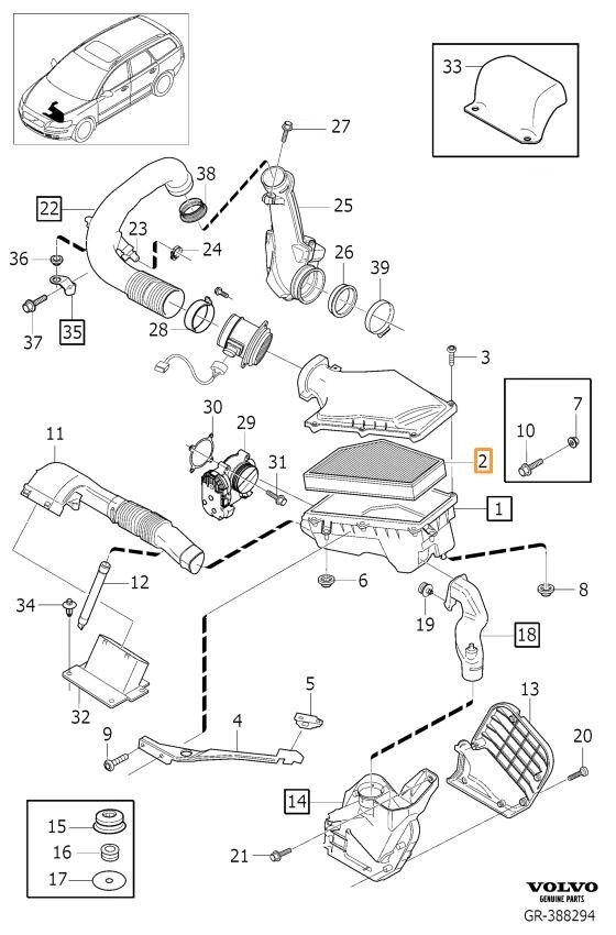 Volvo Original Luftfilter