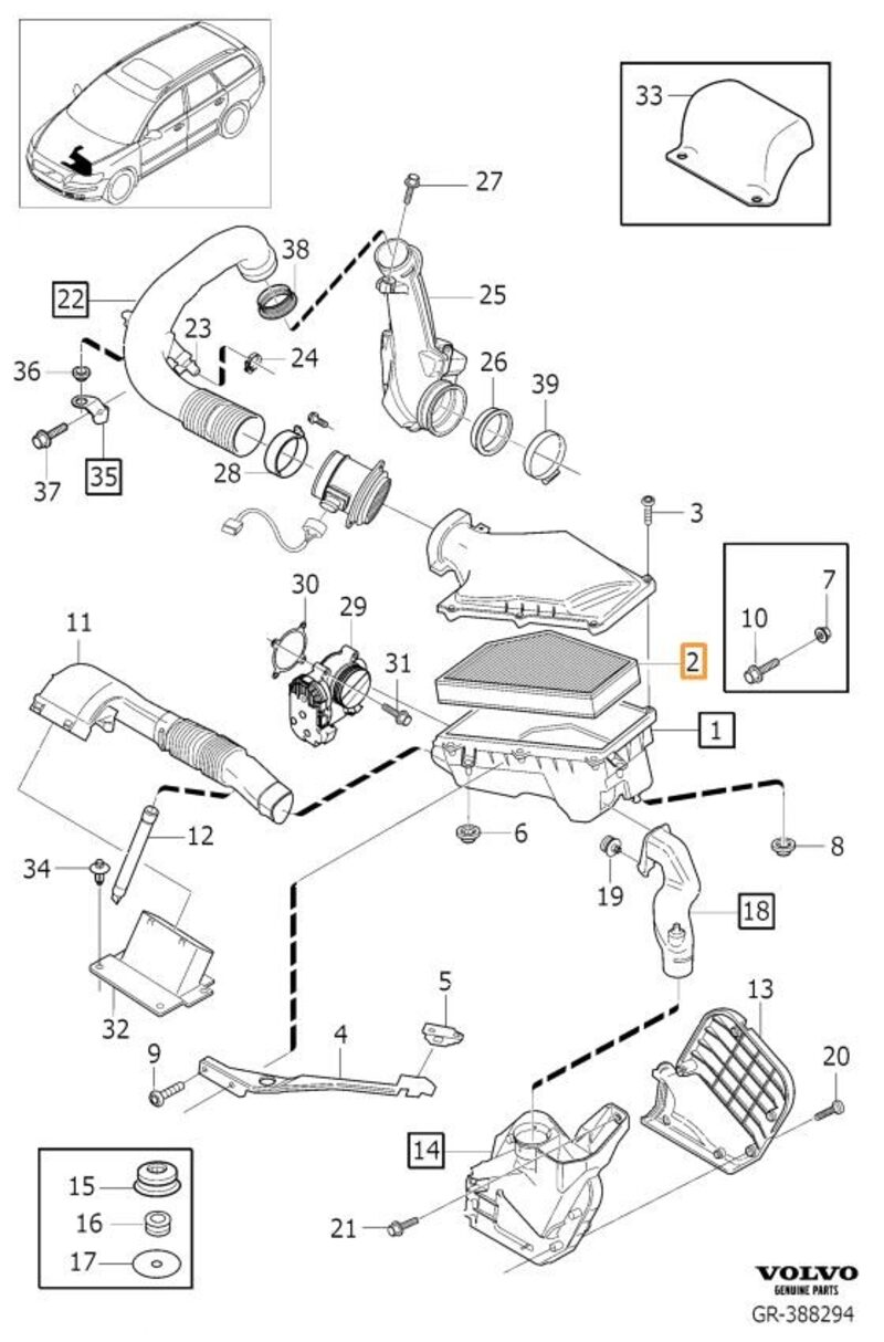 Volvo Original Luftfilter