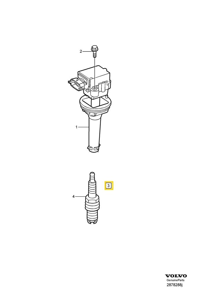 Volvo Original T&#228;ndstiftsats