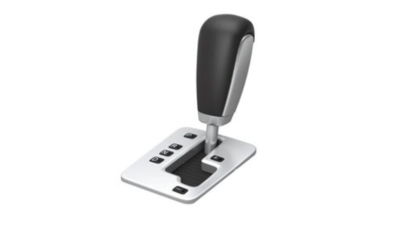 Volvo Original Växelspaksknopp Läder/Silk Metal