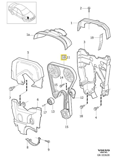 Volvo Original Kamremssats