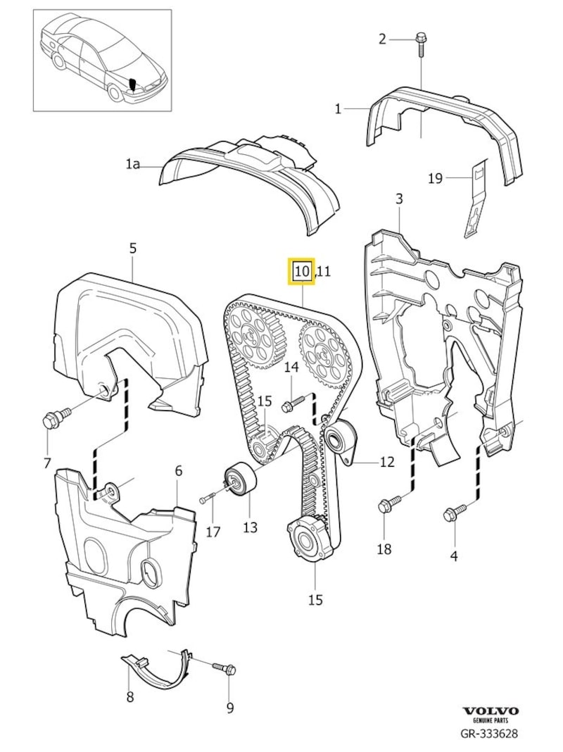 Volvo Original Kamremssats