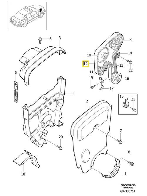 Volvo Original Kamremssats