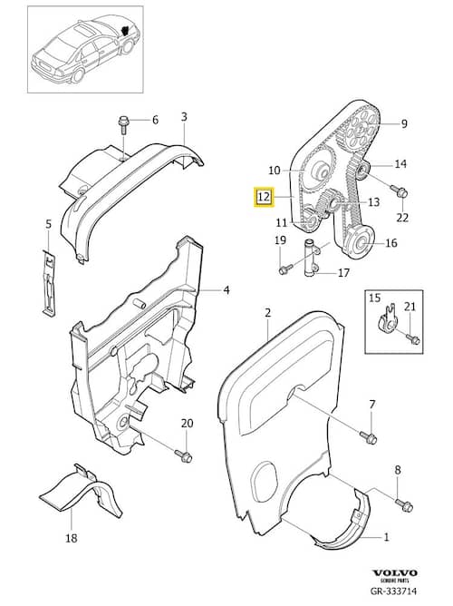 Volvo Original Kamremssats