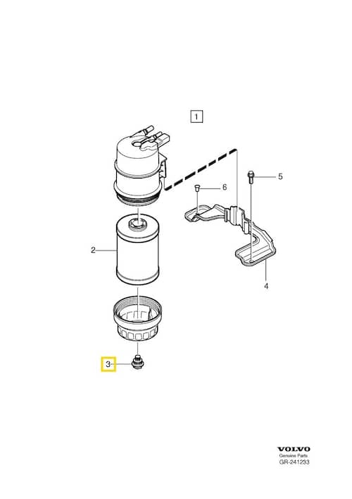 Volvo Original Avtappningskran