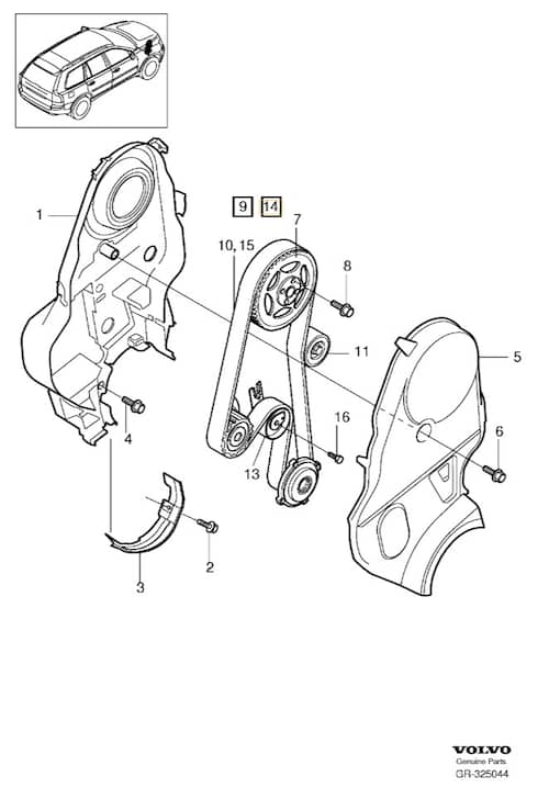Volvo Original Kamrem