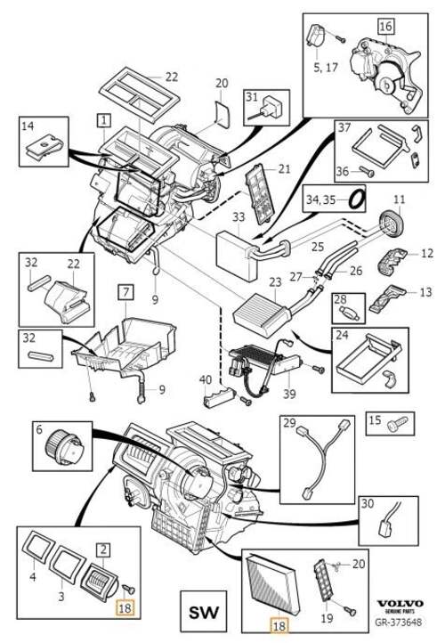 Volvo Original Kupéfilter