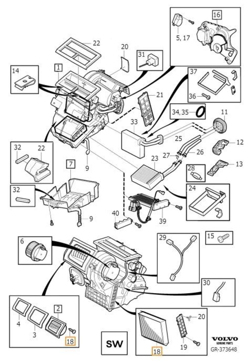 Volvo Original Kupéfilter