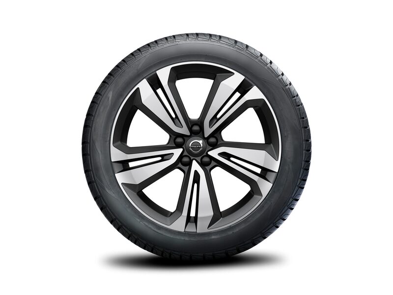 Volvo Original 19" 5-Double Spoke Matt Graphite Diamond Cut