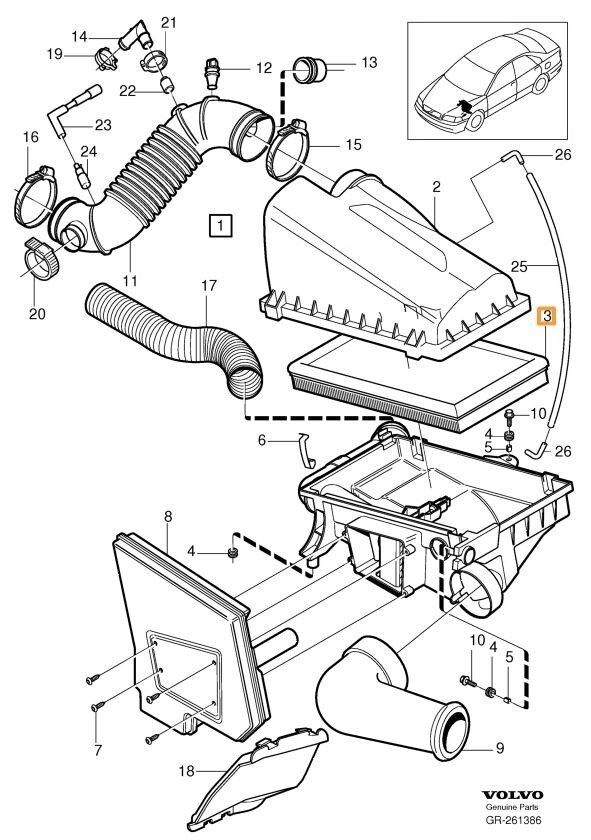 Volvo Original Luftfilter