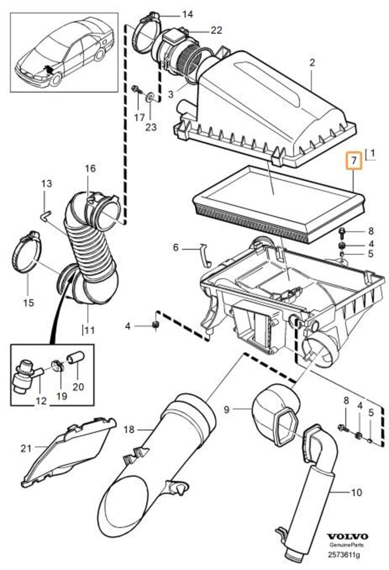 Volvo Original Luftfilter