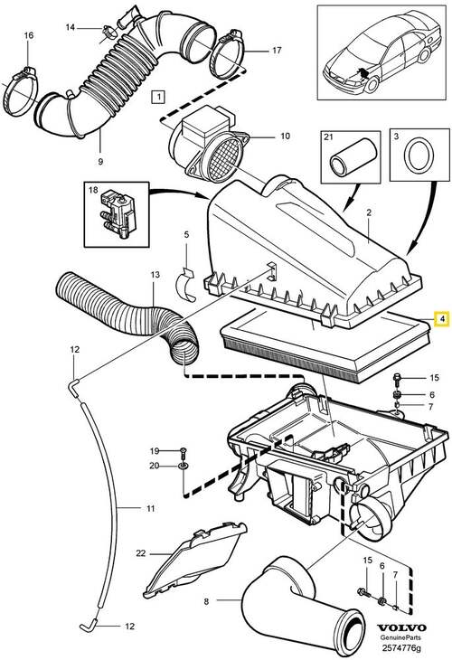 Volvo Original Luftfilter