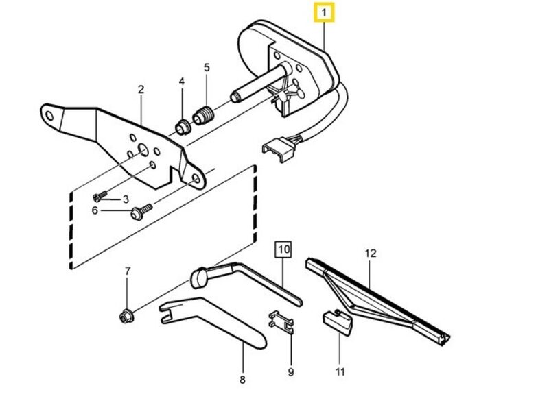 Volvo Original Torkarmotor