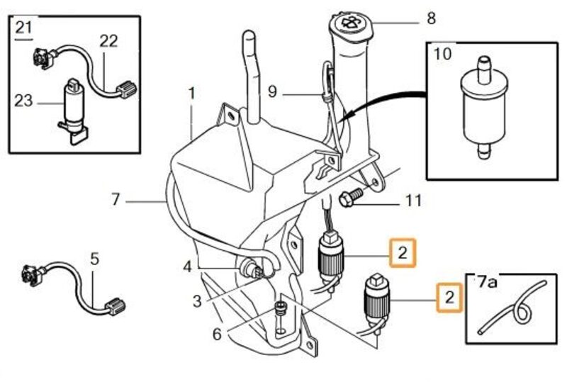 Volvo Original Spolarpump