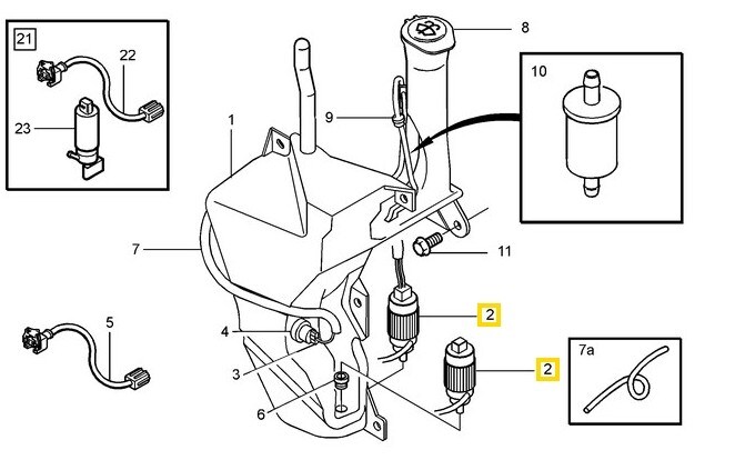 Volvo Original Spolarpump