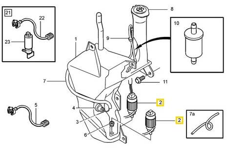 Volvo Original Spolarpump