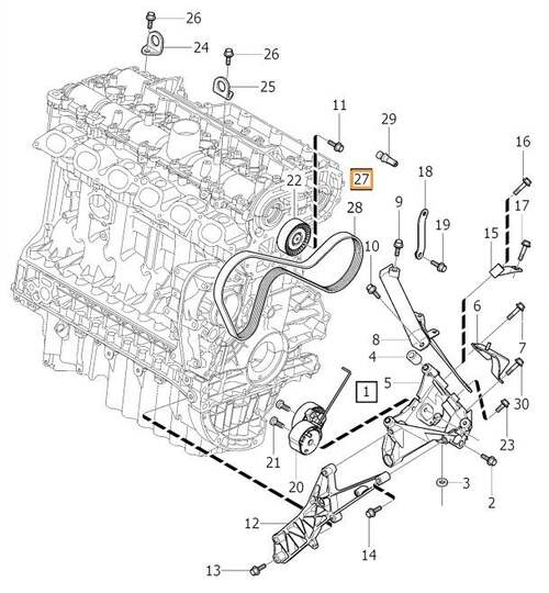 Volvo Original Hjälpaggregatsrem