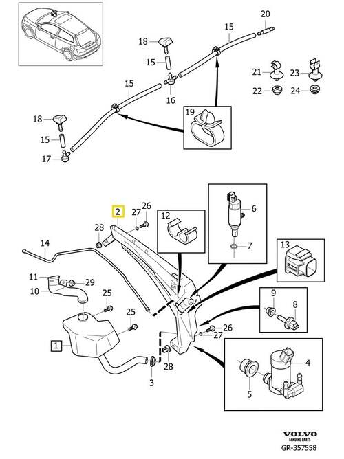 Volvo Original Vattenbehållare