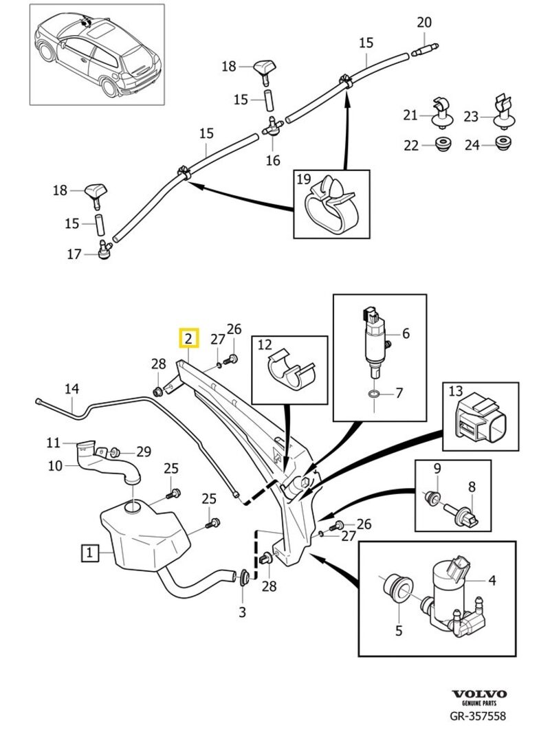 Volvo Original Vattenbehållare