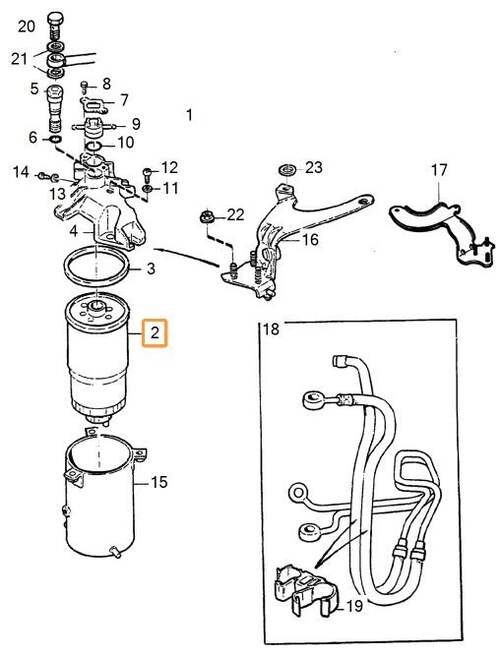 Volvo Original Bränslefilter