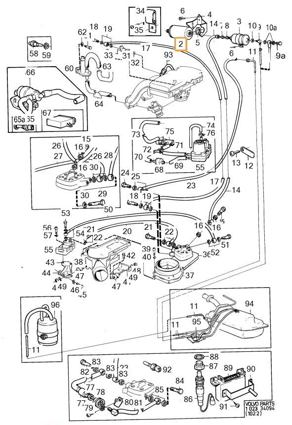 Volvo Original Bränslefilter