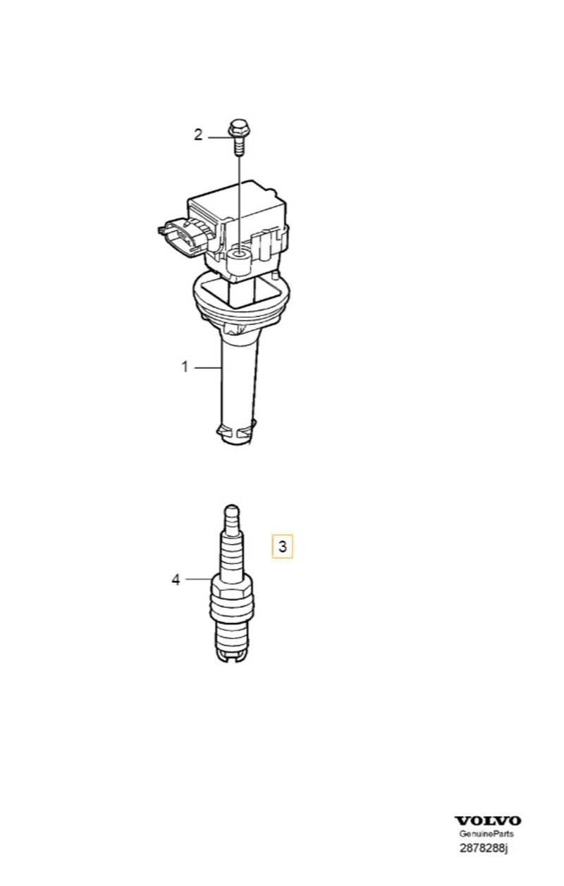 Volvo Original Tändstiftsats
