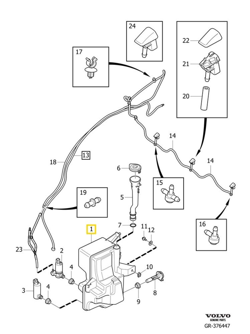 Volvo Original Vattenbehållare