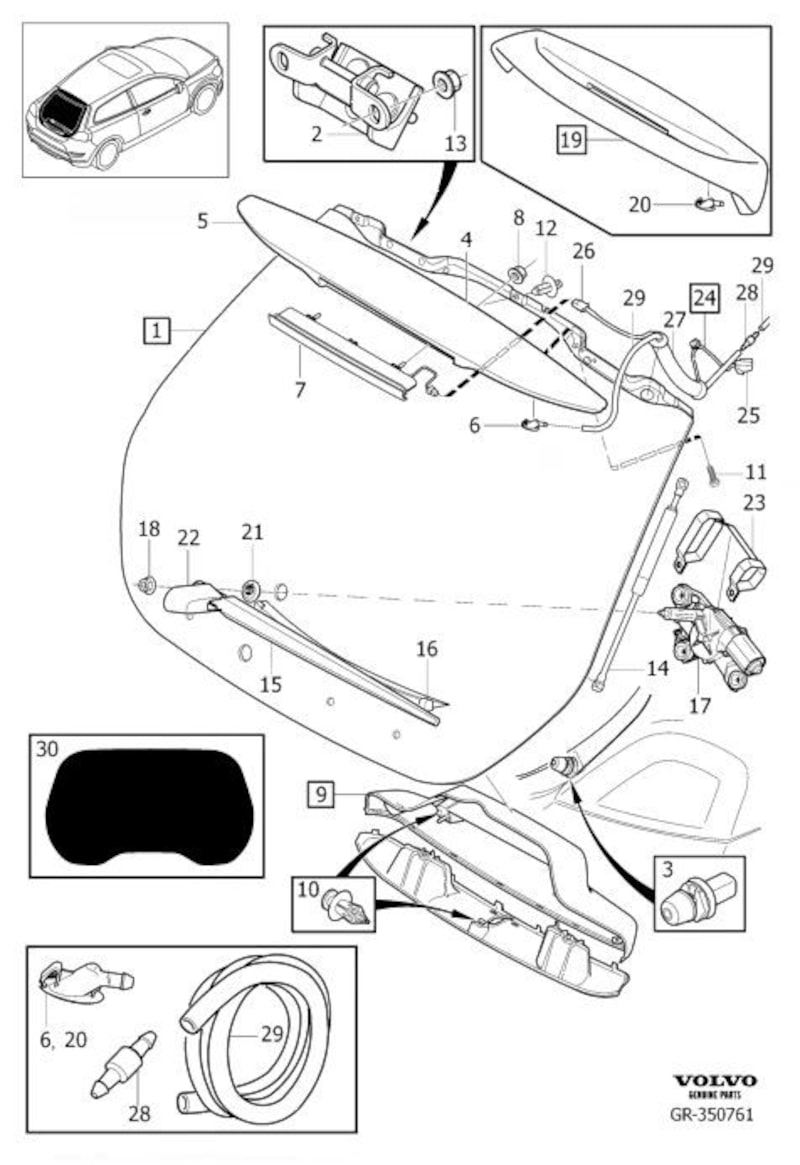 Volvo Original Torkarmotor