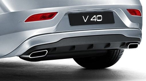 Volvo Original Slutrör Dubbelt, Synliga