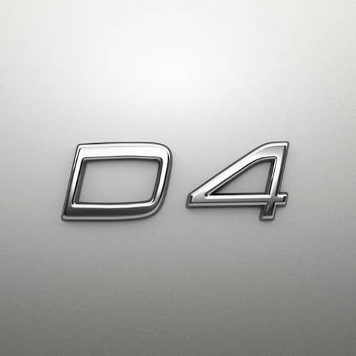 Volvo Original Motoremblem, diesel