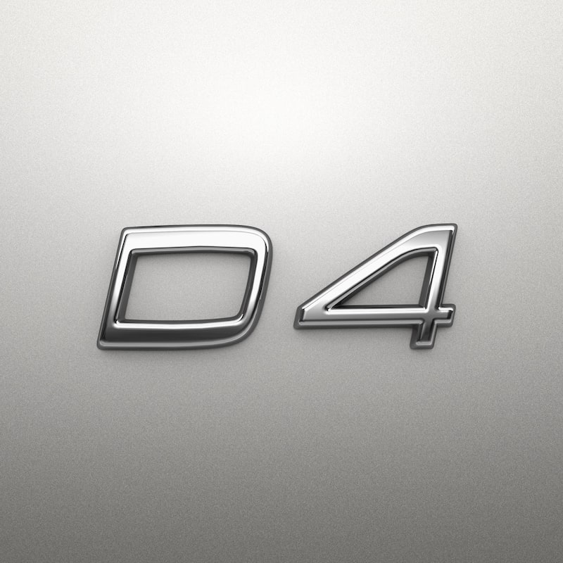 Volvo Original Motoremblem, diesel