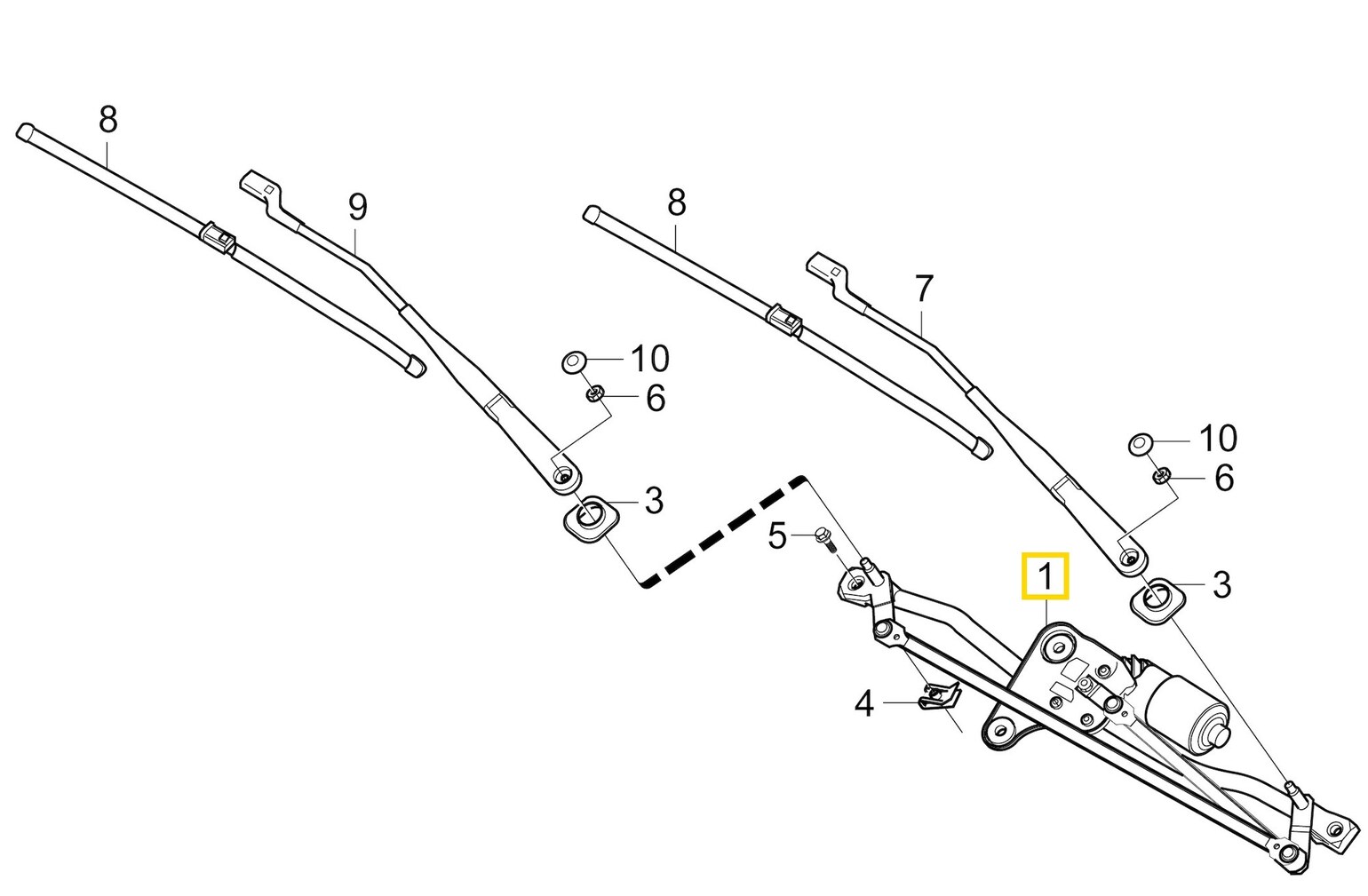 Volvo Original Torkarmotor