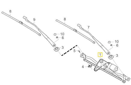Volvo Original Torkarmotor
