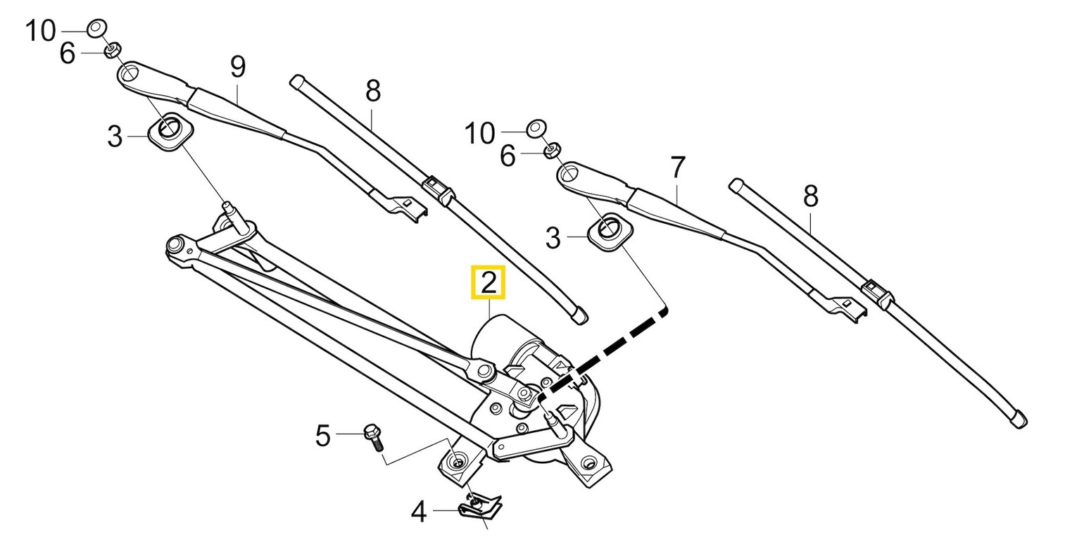 Volvo Original Torkarmotor