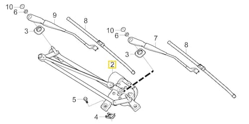 Volvo Original Torkarmotor