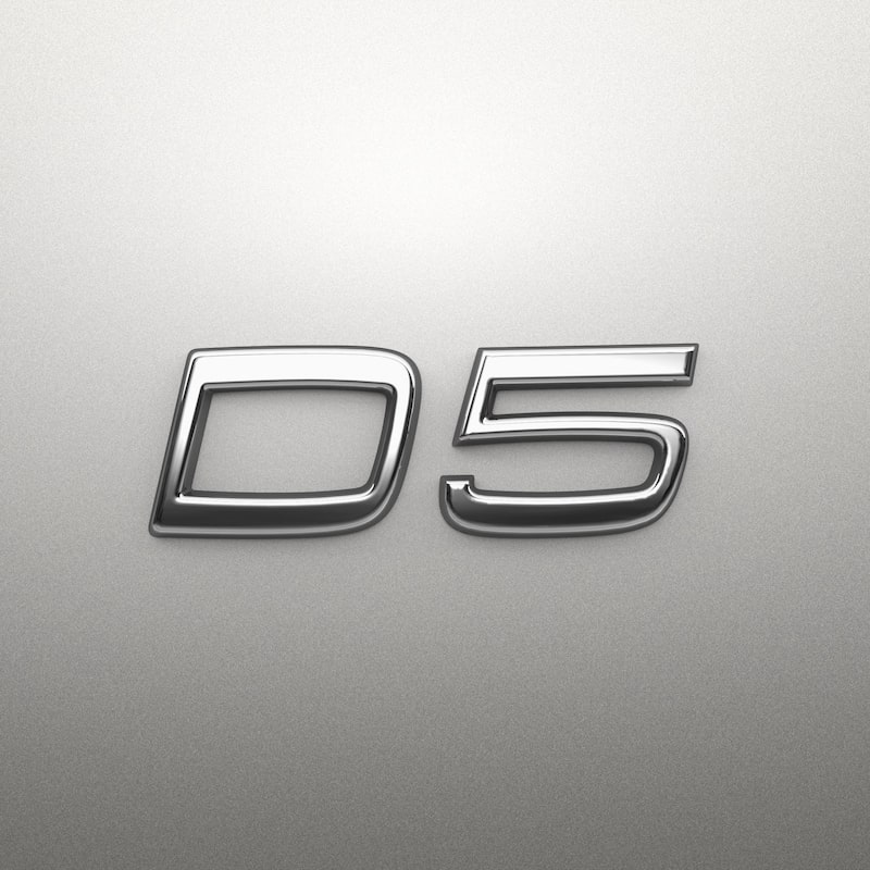 Volvo Original Motoremblem, diesel