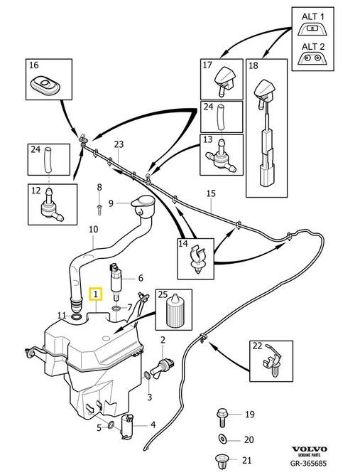 Volvo Original Vattenbehållare