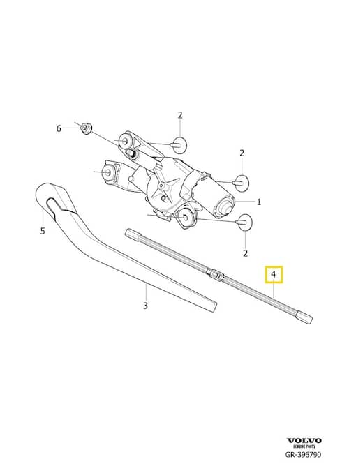 Volvo Original Torkarblad