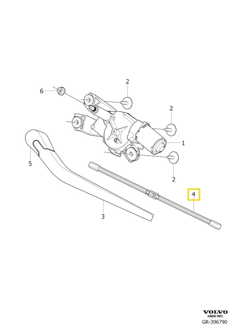 Volvo Original Torkarblad
