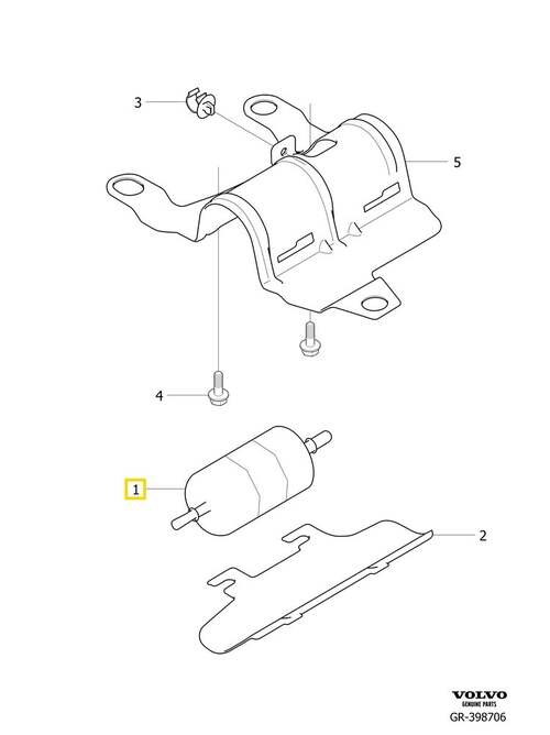 Volvo Original Bränslefilter
