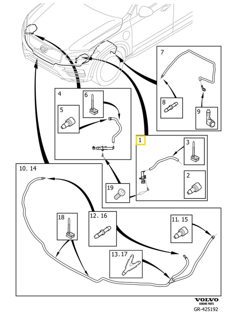 Volvo Original Strålkastarrengörare