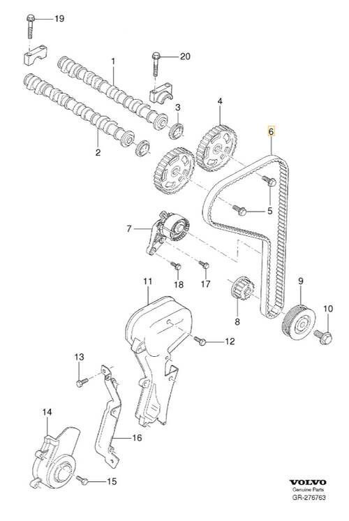 Volvo Original Kamremssats