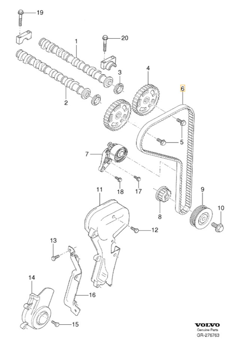 Volvo Original Kamremssats