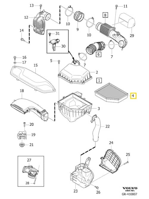 Volvo Original Luftfilter