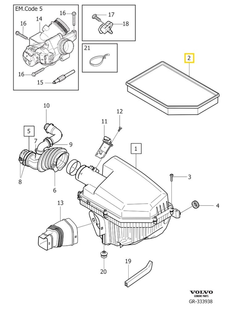 Volvo Original Luftfilter