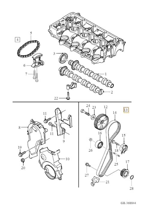 Volvo Original Kamremssats