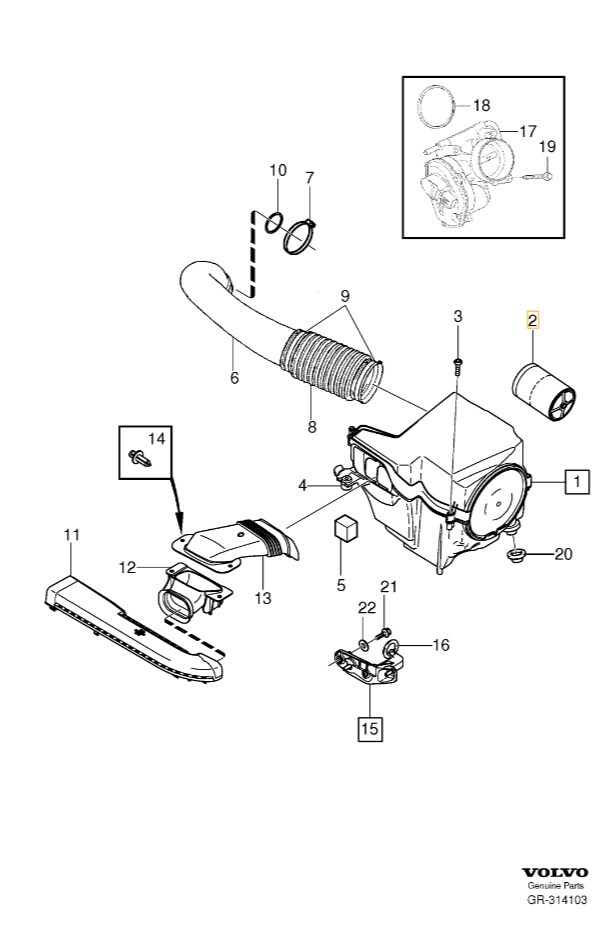 Volvo Original Luftfilter